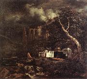 Jacob van Ruisdael Jewish Cemetery oil painting picture wholesale